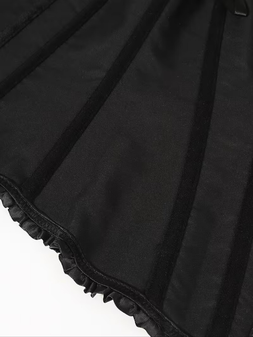 New NWT Black floral Lace-Up Corset Tight Body Shaping Top - Picture 5 of 5
